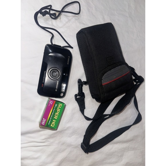Canon Other - Canon Sure Shot M 35mm Point&Shooot Film Camera TESTED and WORKING with Case